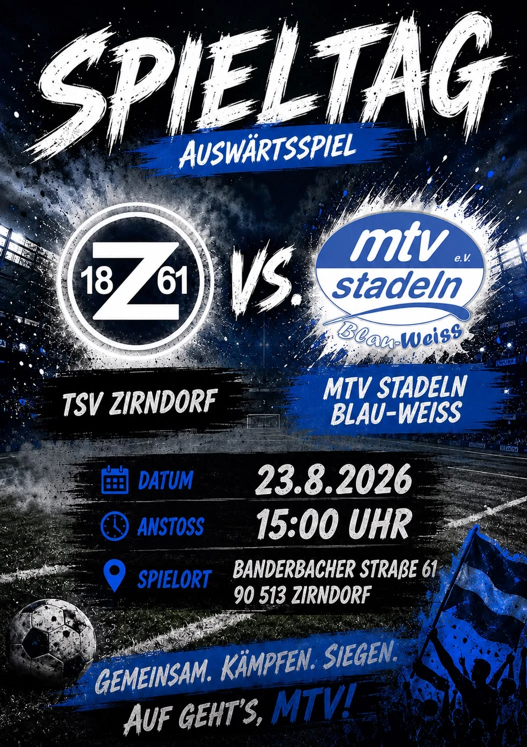 Nächste Aufgabe: Auswärts zum TSV Zirndorf